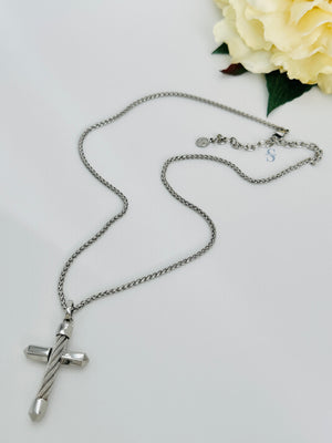 Pre-order: Celtic Cross Necklace Big Pendant