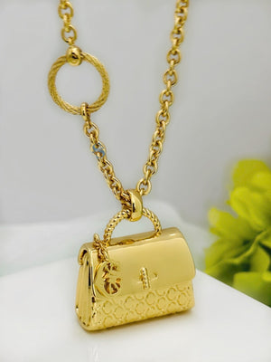 Shopping in Paris Necklace Large (*New)