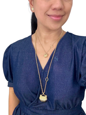 Shopping in Paris Necklace Large (*New)