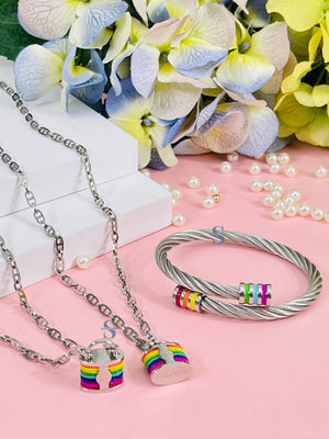 Pre-order: Attachment Rainbow Necklace