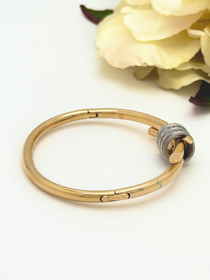 Pre-order: Cable Signature Promesse CZ Stones Bangle