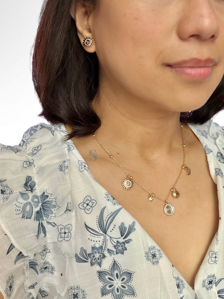 St Tropez Sunflare Necklace
