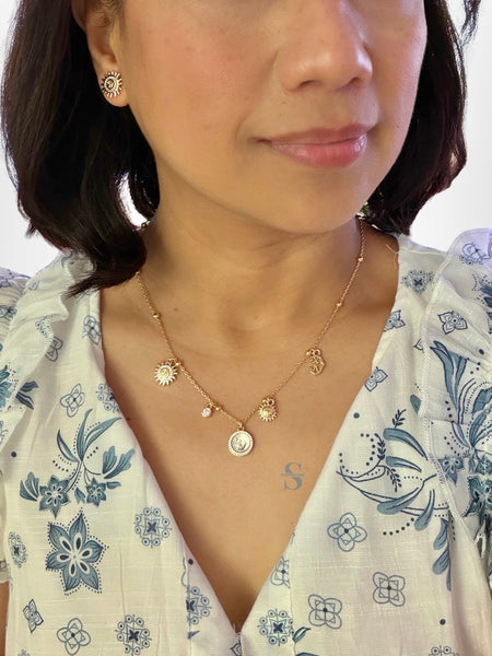 St Tropez Sunflare Necklace