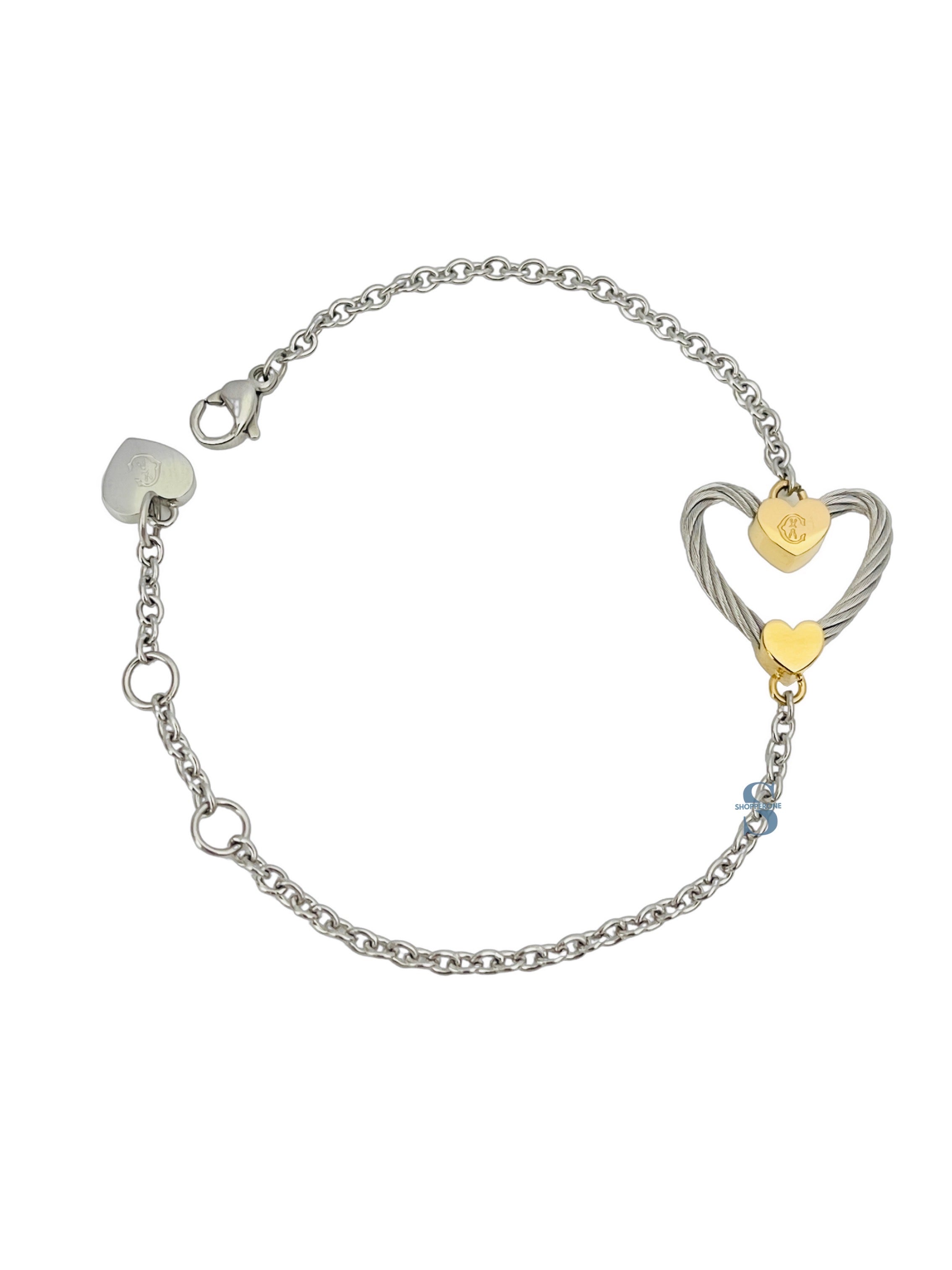 Charriol heart clearance bracelet