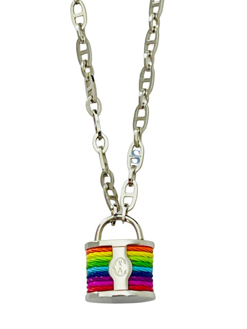 Attachment Rainbow Necklace